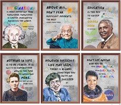 Famous Scientists Motivational Quotes Posters for Classroom Inspirational Quotes