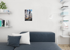 Time Square Midtown Manhattan New York City NYC Photo Art Print Poster 12×18