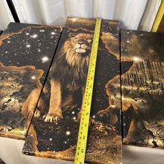 Africa #2 Canvas Wall Art Africa 80×40-5 Pieces Canvas Lion Nature Home New Art