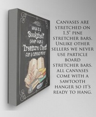 What Is A Book shelf Other Than A Treasure Chest – Unframed Poster or Canvas Art