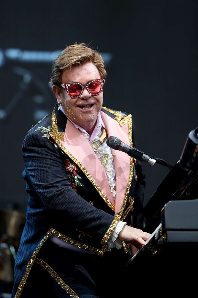Elton John Playing Piano In Event Photo Print Wall Home Decor – POSTER 20×30