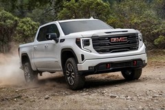 2025 GMC Sierra 1500 (White) POSTER 24 X 36 Inches SWEET!