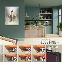 27W»x36H» ETERNAL LIFE by RICHARD JUDSON ZOLAN – JESUS CHRIST CHOICES of CANVAS