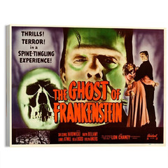 1948 The Ghost of Frankenstein (Realart) Movie Poster or Canvas Art Print