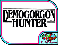 Stranger Things Demogorgon B Vinyl Sticker Wall Poster Window Car Laptop Movie