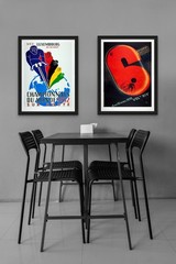 Vintage Cycling Poster Art Series -Set of 5, Tour de France, World Championships