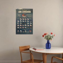 283805 The History of Air Jordans PRINT POSTER