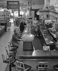 Woolworth’s Lunch Counter Millville NJ 1960s 24X18 Vintage POSTER 24 X 24 Inches
