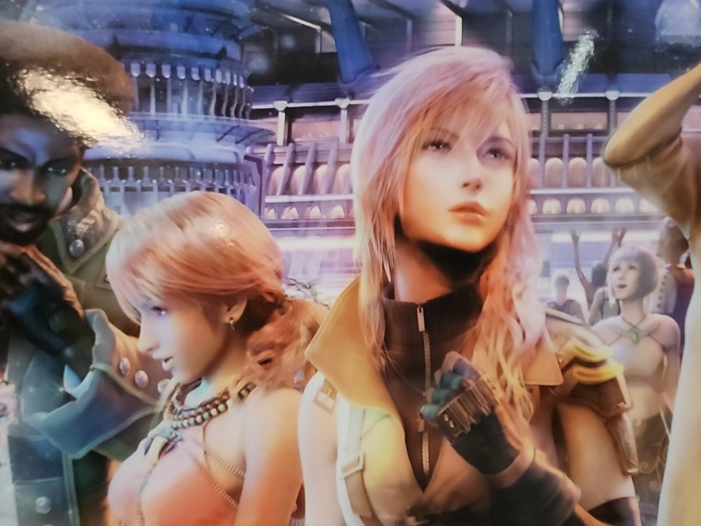 Final Fantasy Lightning Face Girl Video Game Wall Art Home Décor Laminate Poster