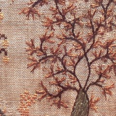 Jane Ballard Printed Photo Of Sampler Embroidery 16″ x 24.5″ Framed