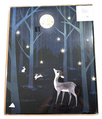 2 Pack IKEA Bild Poster Moon Bunny Deer Stars Kids Posters 16 1/4″ x 20″