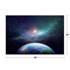Exoplanet In Outer Space Fantasy Galaxy Picture Art Print Poster 24×36 inch
