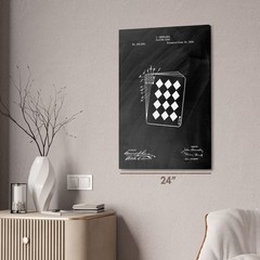 Playing Cards Patent Wall Art: Cards Decor, Card Player Gifts, Man Cave Decor