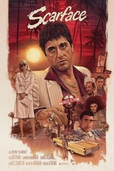 Scarface (1983) Movie Poster No Frame, Retro Poster, Home Decor – Unframed