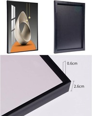 MPLONG Abstract Modern Wall Art 3 Panels 20×28 White Blue Grey