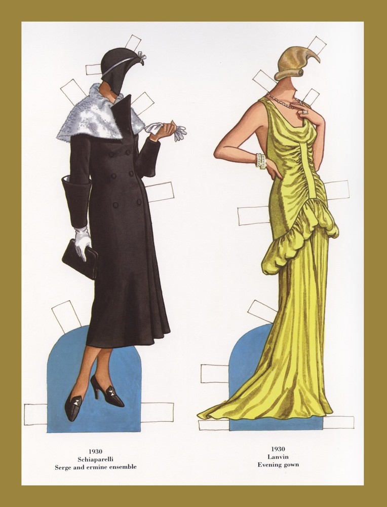 7650.Vintage design Poster.Home room office decor.Fashion cutout dresses.Deco