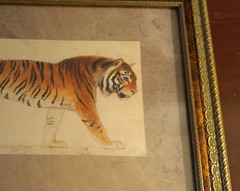 Bold Tiger Painting Beautifully In Framed Art 18″×12″ Inches