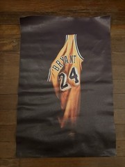 Kobe Bryant Lakers Basketball Jersey 24 Canvas Poster 15×23 Memorial Tribute Art