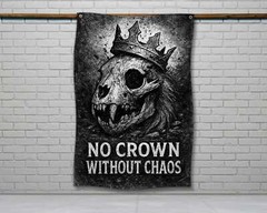 Distressed Motivational Gym Flag – Fitness Wall Art for Home or Garage