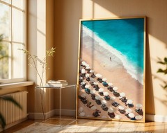 Beach Ocean Relaxing Wall Art Poster Print BS100-105_0