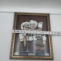 Joy Alldredge Framed Chef Wall Art Kitchen Café Print Restaurant Decor 16 x12.5”