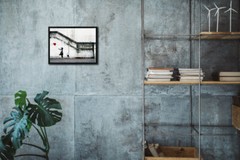 Canvas Print Painting Picture Wall Art Home Decor Banksy Grafitti Girl Abstract