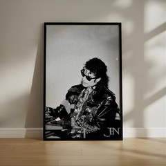 Michael Jackson Stage Portrait Poster – King of Pop Music Legend Art