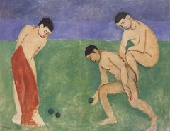 HENRI MATISSE Joueurs de Boules, 1908 27.5″ x 39.25″ Offset Lithograph 1997 Mod