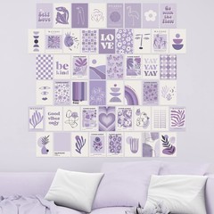 Purple Room Decor: Lavender Wall Collage Kit – Aesthetic Posters & Prints (50…