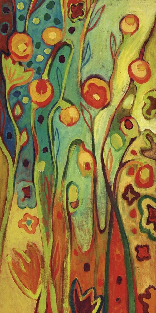Where Does Your Garden Grow, Jennifer Lommers, Art Print Poster 14″ x 11″ 4142