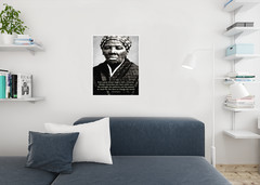Harriet Tubman Change The World Quote Motivational Poster 24×36 inch