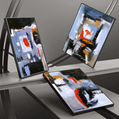 Canvas Wall Art Aesthetic Abstract Graffiti Large 32″ X 24″ Set of 3 Minimalist
