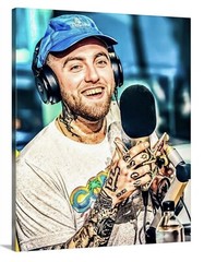 Mac Miller Canvas Wall Art 16”x20” Rap Hip hop Influential