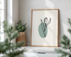 Minimalist Line Art Poster Print LA217