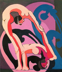 Ernst Ludwig Kirchner Two Acrobats : Archival Quality Giclée Art Print 1932–33