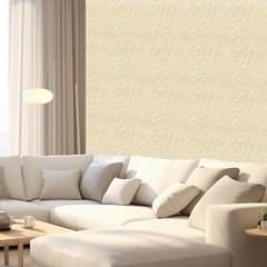 For Living Room Bedroom 3D-B008 3D Beige Modern Wall Mount Panels 54*54cm NEW/US