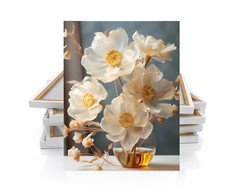 16×20 Emma Floral Canvas Print Wall Art