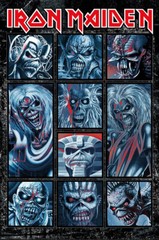 Iron Maiden – Music Poster (10 Eddies / Grid) (Size: 24″ x 36″)