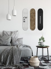 TwoDays Stockholm Style Skateboard Wall Decor – Modern Wall Mount Art Set for…