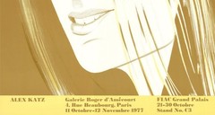 ALEX KATZ Galerie Roger d’Amecourt 29″ x 21.25″ Offset Lithograph 1977 Pop Art