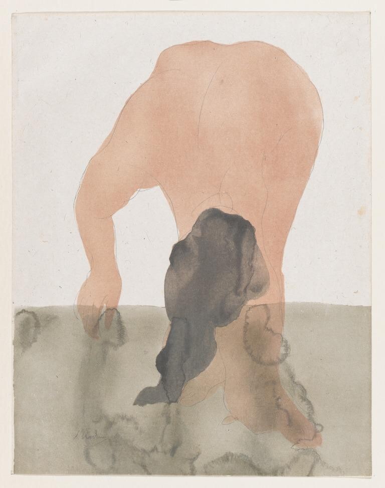 Coming Back from Long Night’s Sleep : Auguste Rodin : 1906 : Art Print