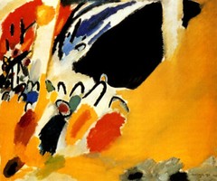 IMPRESSION III CONCERT 1911 ABSTRACT PAINTING BY WASSILY KANDINSKY REPRO