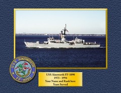 USS AMERICA CVA-CV66 8.5 X 11 Custom Personalized Print of US Navy Ships Gift