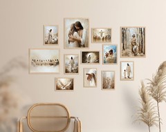 Jesus Christian Wall Art – Religious Artwork for Home Decor, Christ God Scrip…