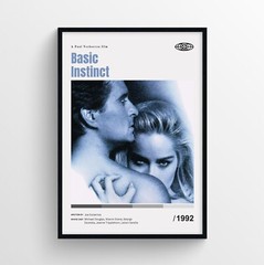 Basic Instinct Movie Poster Print, Wall Art – Unframed