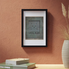 Vintage Schrodinger’s Cat Wall Art, Quantum Physics Science Math Teacher Decor