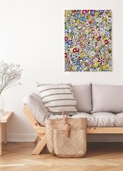 Takashi Murakami – Skulls Art Print | Mounted Canvas | Framed Canvas |Acrylic