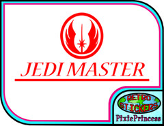 Star Wars Jedi Master W Vinyl Sticker Car Truck Window Wall Poster Art Movie