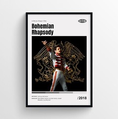 Bohemian Rhapsody Movie Poster Print, Wall Art – Unframed
