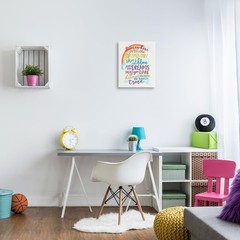 Stupell Industries Somewhere Rainbow Wall Art, 16×20, Multicolor 16L» x 1.5W»